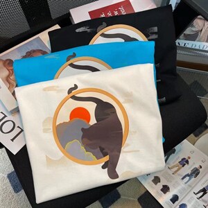 男圆领T恤宽松短袖T0506P30图片