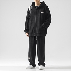 新品三件套保暖休闲简约质感垂顺潮牌SJT863-特批176，男装休闲套装，星座718
