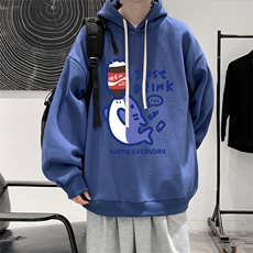 连帽卫衣男大码胖子帽衫大号运动服WY2449-P35，男装卫衣，电商A040