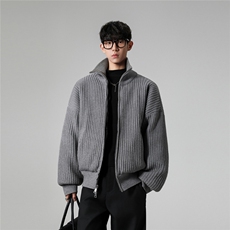 现货冬季新款针织毛衣拼接棉服男冬季MY5013-特P105控188，男装针织衫/毛衣，电商A072
