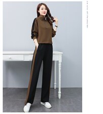 2025早春新款女装运动卫衣套装时尚洋气气质时髦遮肉显瘦两件套女，女装套装/套裙，凝聚力