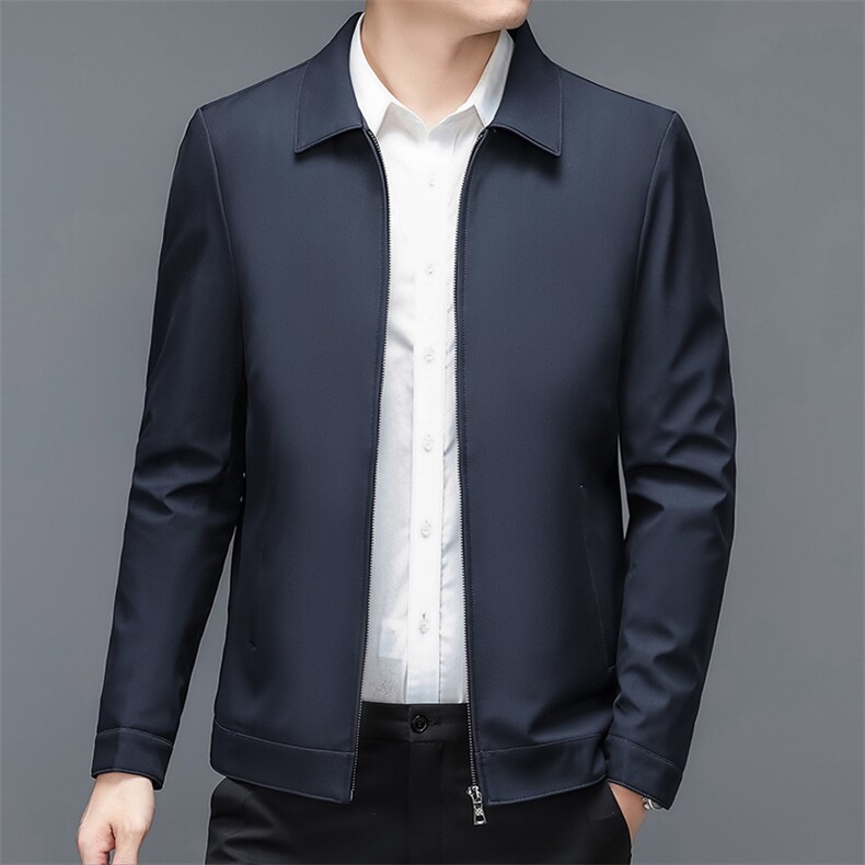 BJ21573-2钱塘2020-2秋冬商务休闲厚款加绒中年男士夹克外套P85,男装夹克,钱塘207-2