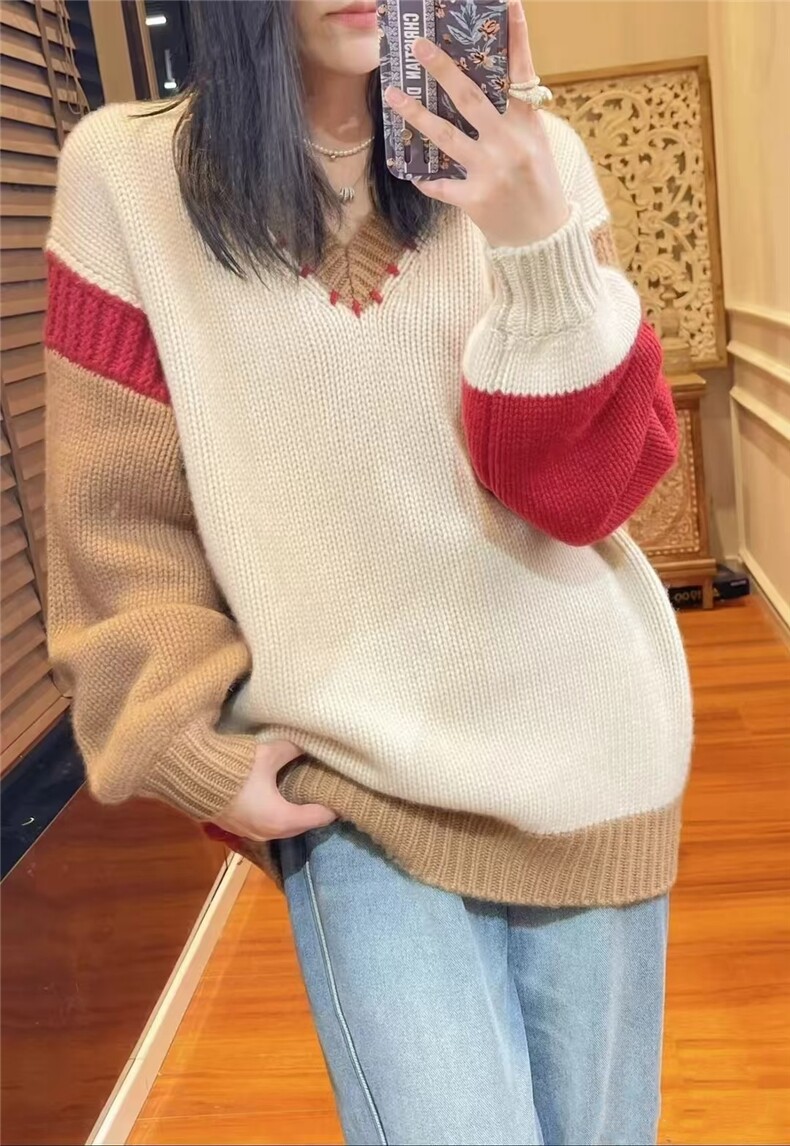 新款宽松外穿甜美日系小个子针织羊毛上衣,针织衫/毛衣,更慕羊绒