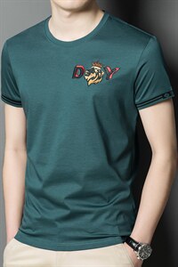 圆领短袖POLO衫男2023夏季新款中青年男士T恤宽松上衣舒适保罗衫图片