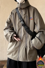 冲锋衣！衣男冬季冲锋衣男连帽服袄外套CFMY371-P95，男装棉衣，电商B371
