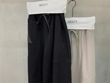 【现货】2022松紧腰拼接卫裤休闲裤百搭，女装休闲裤，ABout阿布