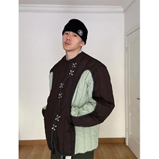 【现货】日系复古拼接棉服升级版棉衣自制，男装棉衣，星座910A