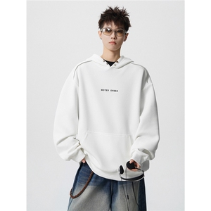 秋季休闲连帽卫衣潮外套XZ808B-WH006-常规P58-加绒P68图片