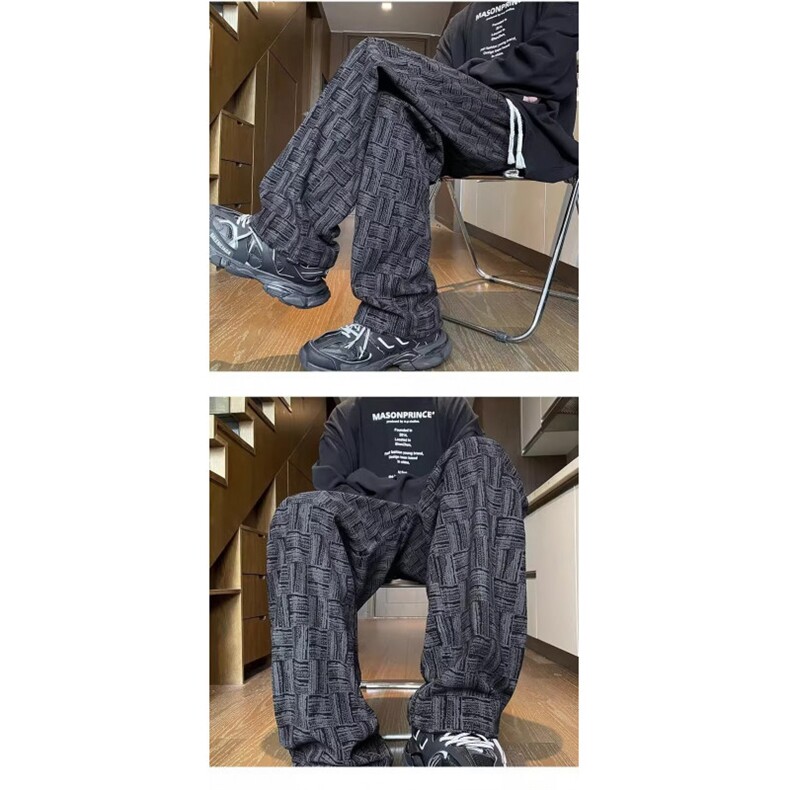 1506-1/K1511/P34新款宽松休闲裤男韩版潮流百搭裤子加绒加厚潮,男装卫衣,星座1506-1