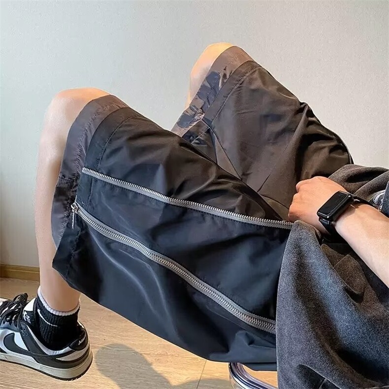 工装短裤男夏季美式高街机能冲锋裤高级感痞帅百搭五分裤AK19-P37图片
