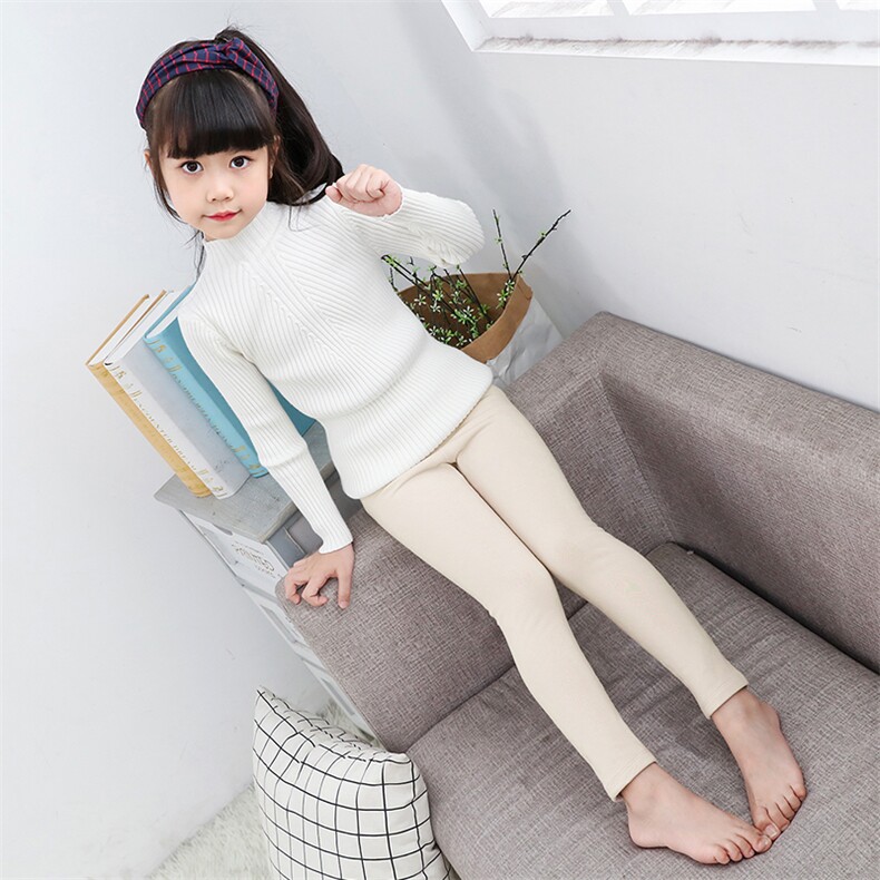 新款儿童加绒保暖羊毛裤舒适柔软秋冬，童装裤子，魁星羊绒