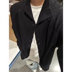 7602-P60慵懒流行气质简约日系文艺新款百搭原宿ins开衫毛衣，男装针织衫/毛衣，电商B323A