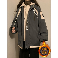 冬季宽松/连帽休闲外套潮加厚棉衣XZ102B-1M2568-P125，男装棉衣，星座102B-1