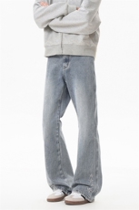 221美式ins高街暗黑刺绣修身微喇牛仔裤LK25605-特P45控78，男装牛仔裤，电商B221