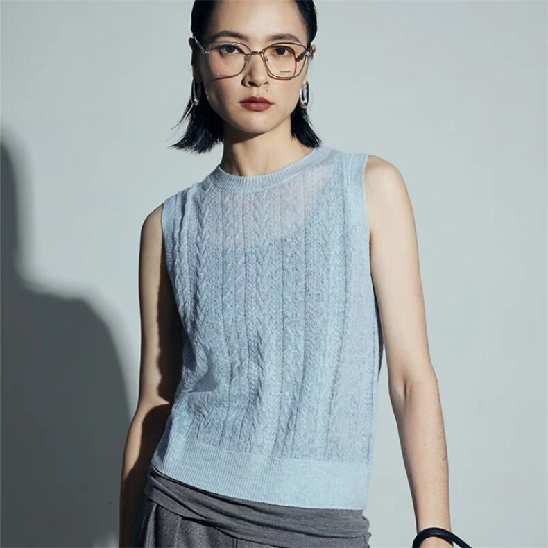 2025年秋季时尚百搭休闲多巴胺马甲，女装马甲，圣暖羊绒