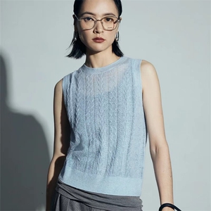 2025年秋季时尚百搭休闲多巴胺马甲,女装马甲,圣暖羊绒