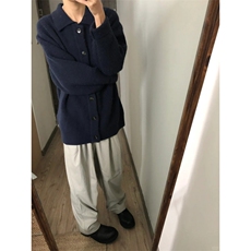 【有货】MY0339ZZ-特73秋冬季加厚针织开衫外套男士慵懒翻领毛衣，男装针织衫/毛衣，星座1007（原301D）
