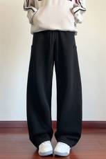 重磅400g华棉加厚银狐绒男大码休闲弯刀裤K24031J加绒-特P45控88，男装卫衣，电商A001-1