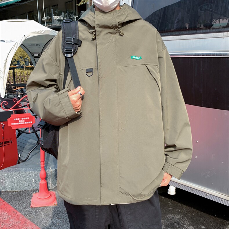 美式翻领外套春季宽松潮牌新款潮流帅气工装夹克男JK0522-P58,男装夹克,星座308B-1