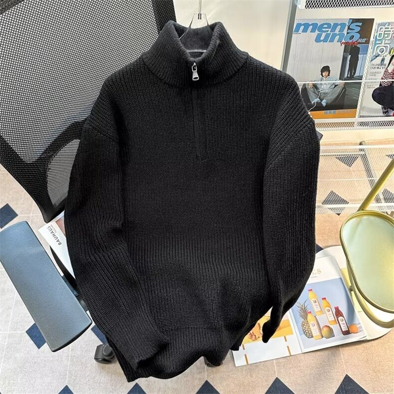 休闲青少年新款半拉链高领毛衣男M301P48,男装针织衫/毛衣,星座1116-2