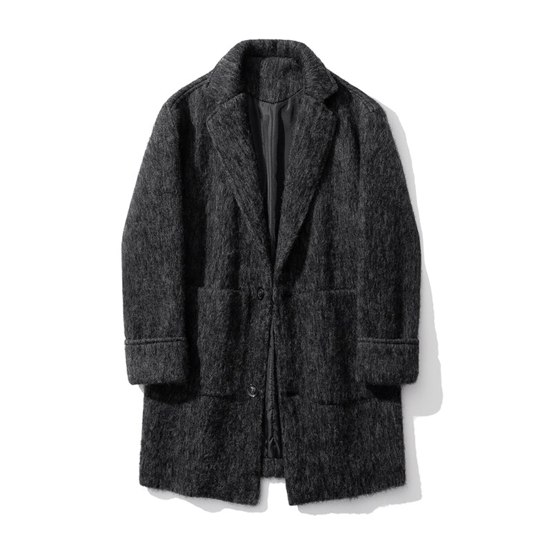 1长毛马海毛财阀羊毛呢长款大码M-5XL西装毛呢外套男FY77909P198，男装西服套装，星座226-2