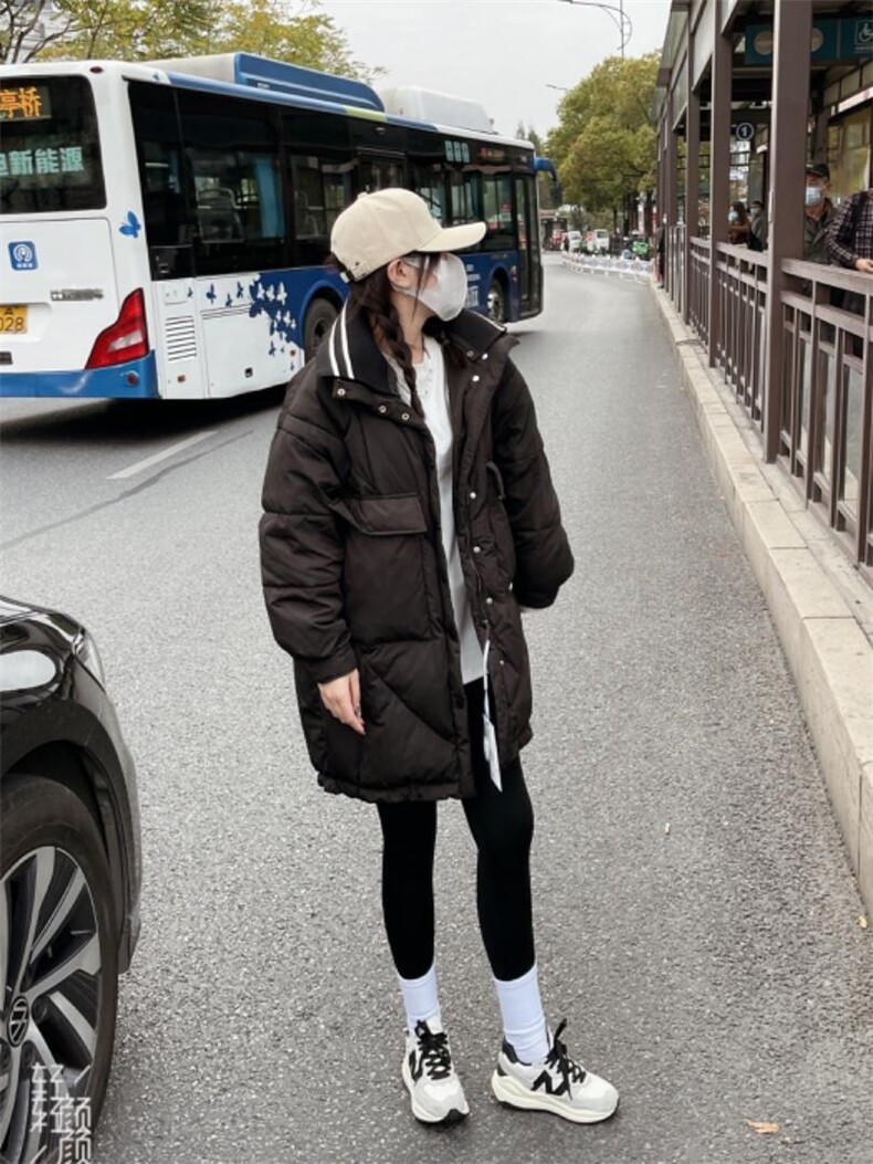 韩版中长款羽绒服，女装羽绒服，玩美