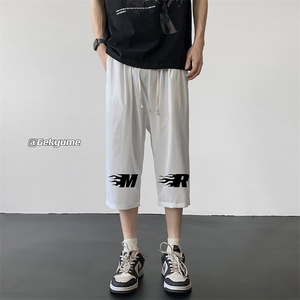 冰丝七分裤男大码速干短裤男五分裤 QK72312-P25图片
