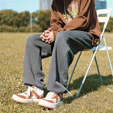 秋季日系复古休闲裤男ins潮牌直筒裤宽松百搭长裤K4274-P32，男装休闲裤，星座512-2