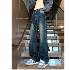 美式高街vibe潮牌男士牛仔裤cleanfit男摸穿搭休闲裤子GY20/P58，男装牛仔裤，星座506