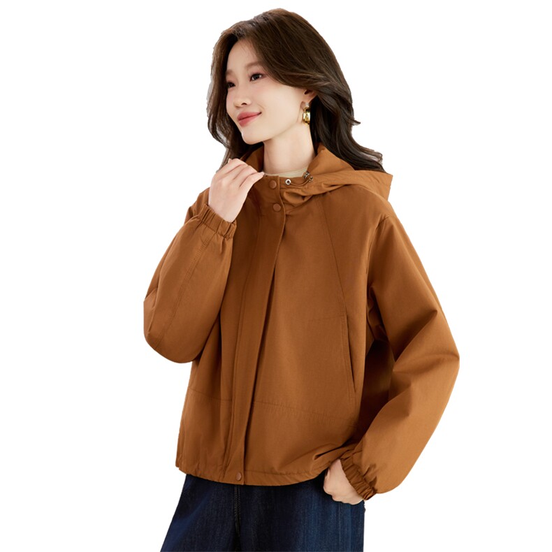 现货2025新款加棉加厚女士休闲保暖连帽棉衣棉服,女装棉衣/棉服,木子恋