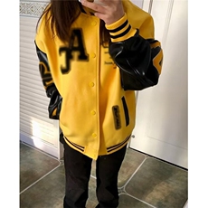 棒球领服女秋冬高街设计感小众ins潮牌开衫夹克JA214，男装夹克，星座1116A（原606A-3）