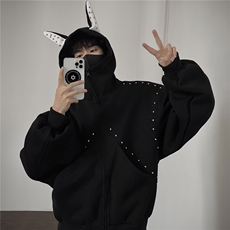 【有货】DHT238-特批55新款卫衣宽松简约连帽卫衣开衫男女同款，男装卫衣，星座603-2
