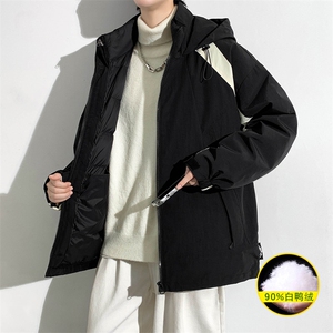 冬上新三合一宽松冲锋衣潮加绒羽绒服外套男女 8352-P210控价299图片