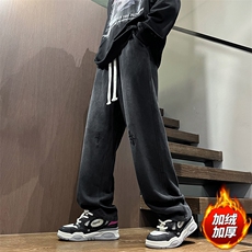 一条时尚舒适的加绒加厚休闲裤XZ302B-1-K23315HP70，男装休闲裤，星座302B-1