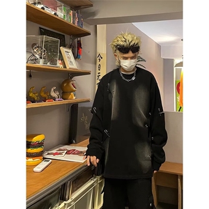 网络图现货！cleanfit回形针晕染卫衣设计感高街风外套RW103-P55图片