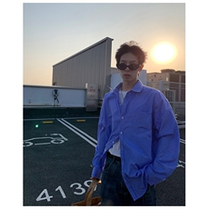 春季新款休闲长袖衬衫少年感简约日系学院上衣外套3410P45，男装衬衫，星座710