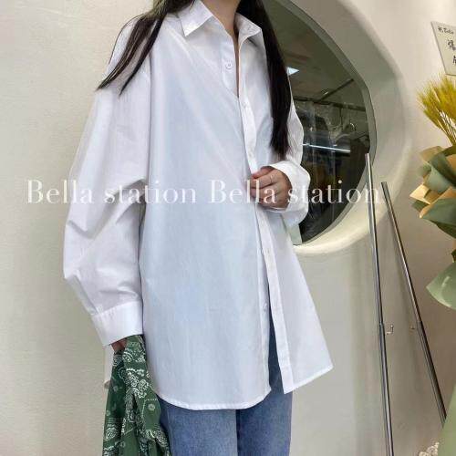《现货》长款白衬衫！，女装衬衫，bella