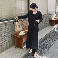 【秋款】法式浪漫气质风连衣裙套装2C212-G168-P185-K278，女装套装/套裙，2C212