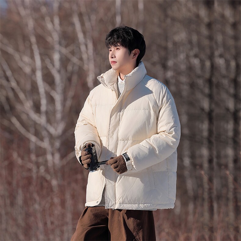 A408-24W6030-白鸭绒简约加厚羽绒服男女装保暖防寒棉服外套-P185，男装羽绒服，电商A408