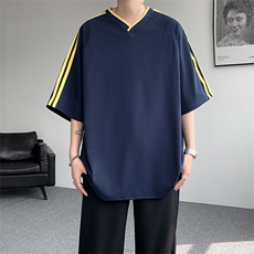 短袖男夏季新款港风宽松体恤上衣T8217-P28，男装T恤，星座214-3