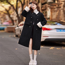 长款羽绒服女2023冬季新款大牌高端小香风洋气韩版红色毛领厚外套，女装羽绒服，众宇琦