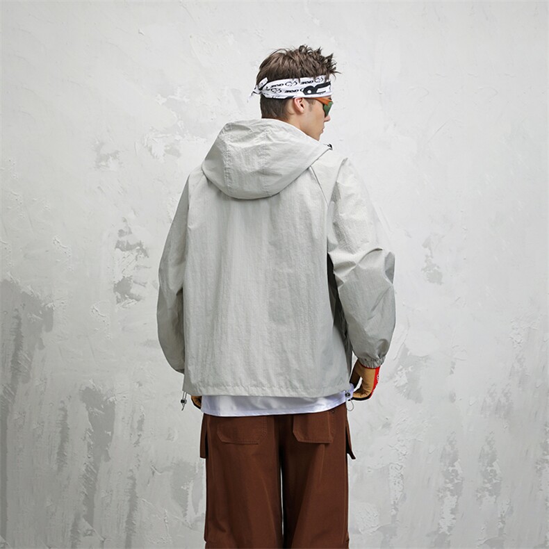 311B-1-25085-P75控138潮牌新款冲锋夹克户外防泼水休闲宽松上衣,男装夹克,星座311B-1