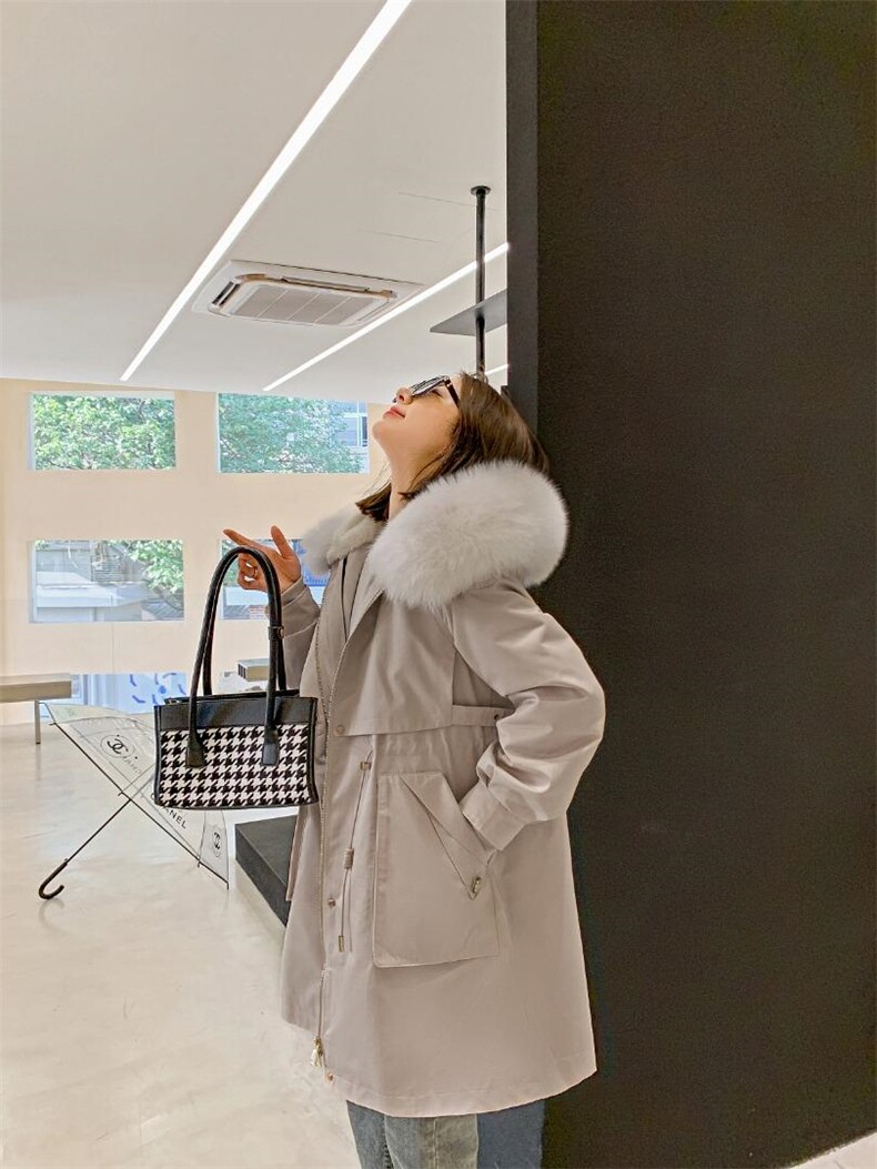 皮草派克，女装皮草，洲忆家