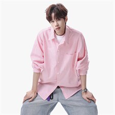 衬衫男春季新款港风宽松大码条纹长袖衬衣CS801-特P29，男装衬衫，星座214-3