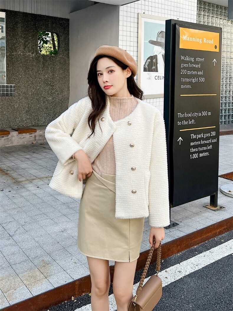 冬季水貂毛小香风外套，其它，樱·之秀