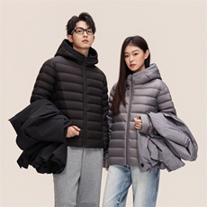 新标90%白鸭绒羽绒服可拆卸内胆男女情侣款三合一外套DB17-P350，男装羽绒服，星座1210A