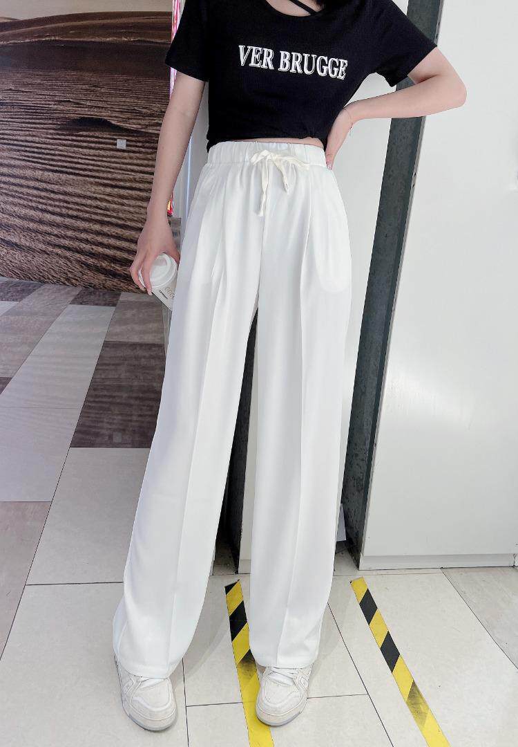 新款垂感十足、不皱不退色直筒裤M一ⅩL，其它，简 影