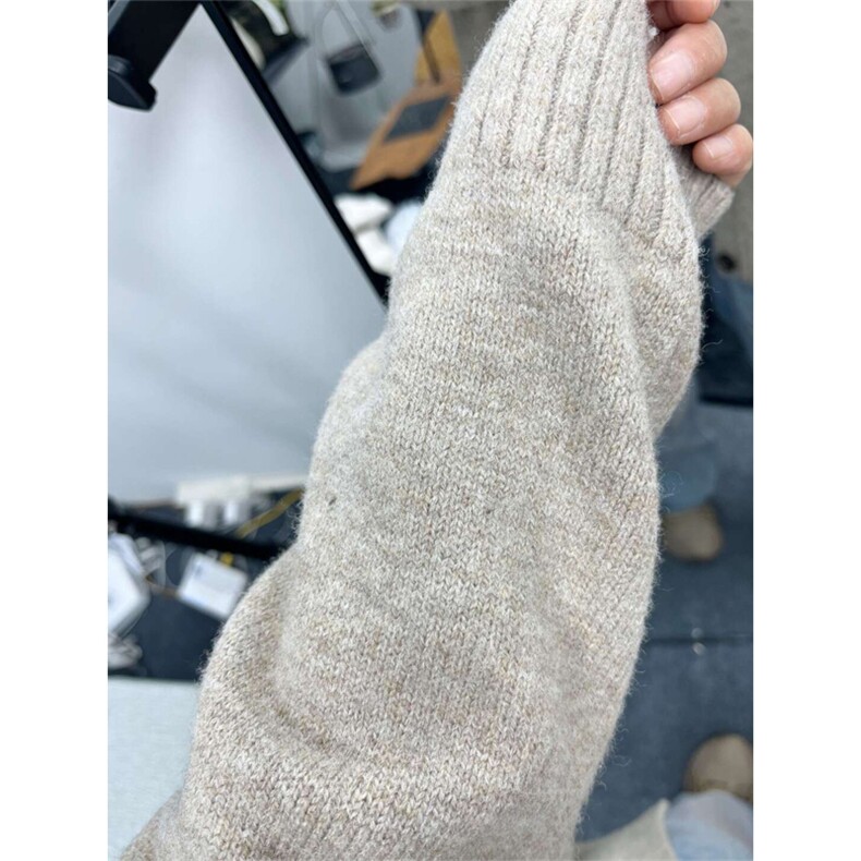 高品舒芙蕾针织开衫高领毛衣毛衫绵羊毛宽松上衣男女A1085-P85,男装针织衫/毛衣,星座1505