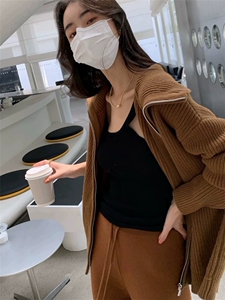 新款高领女宽松加厚保暖羊毛羊毛衫图片