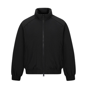 现货双拉链三防立领棉服男女美式高街飞行夹克宽松加厚棉衣冬图片